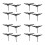 16Pcs Plastic Artificial Tree Stand Base Green for Xmas Tree Support 5