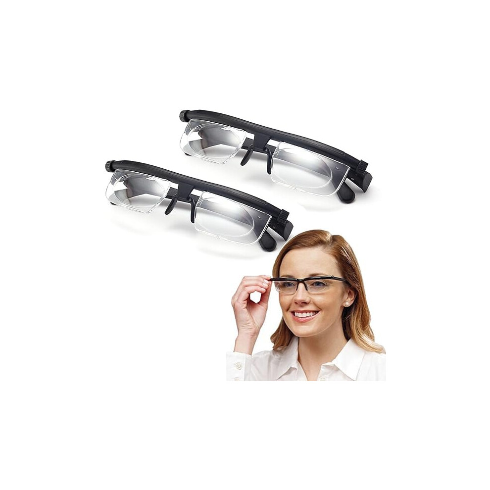 Adjustable Focus Glasses Flex Focal Model For Seniors And Adults Near And Far Vision Eyewear