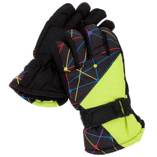 Skidvantar För Barn, Justerbar Handled, Färgmix 2