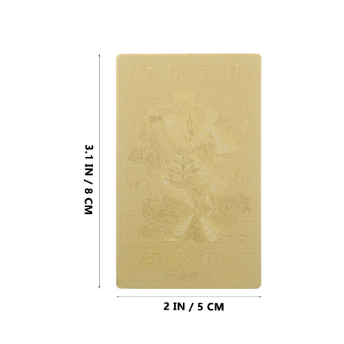 4St Bärbar Feng Shui Amulettkort Skydd 1