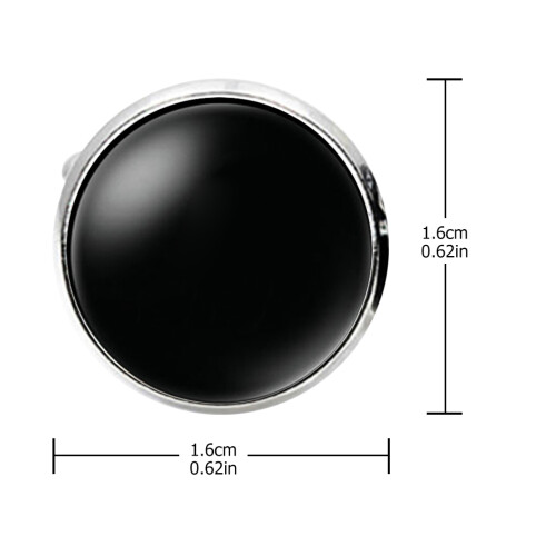 Glass Collar Button I , Dekorativa Manschettknappar 1