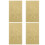 4St Guld Amulettkort Skydd Feng Shui 10