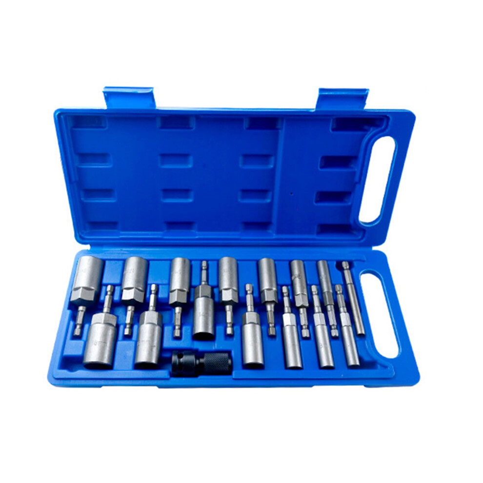 Hex Shank Nut Driver Set 16-Piece, For Loosening Nuts, Affordable Quality Tools 9354506665241