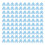 100Pcs Disposable Eyelash Glue Ring Cup - Blue, 1.4cm Rim 1