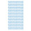 100Pcs Disposable Eyelash Glue Ring Cup - Blue, 1.4cm Rim 15