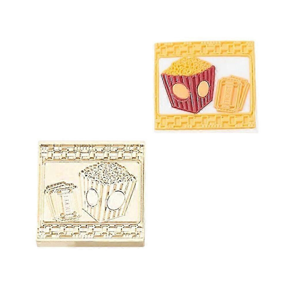Kikidex (As Show, D) Sealings Wax Scrapbooking Stamp Head Brasses Sealing Stamp Head Wax Stamp Head