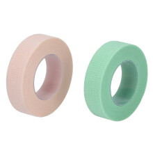 Atmungsaktives 0,5 Zoll Wimpernverlängerungsband, 9,1 Meter, Grün/Pink