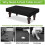 Pool Table Covers Waterproof With Drawstring 210D Oxford Fabric Billiard Table Protector 235x135x20cm 4