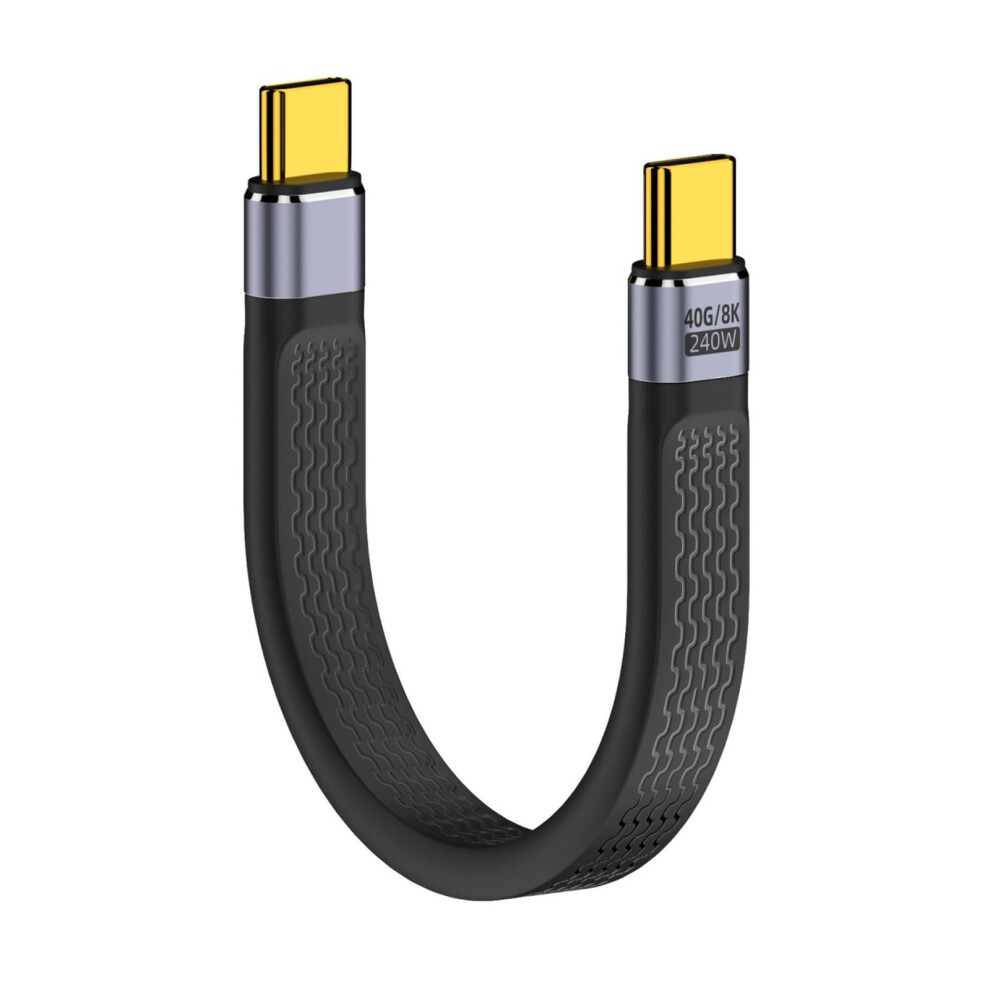 Usb C To Usb C Cable 5.1-Inch, 240W Usb4, 40Gbps, 8K60hz, Thunderbolt 4, For Iphone 15/15 Pro Max, Macbook 9339159963913