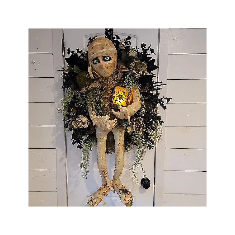 Kikidex (As Show, One Size) Halloween Horror Mom Garland Holiday Party Decoration Horror Atmosphere Door Window Decoration