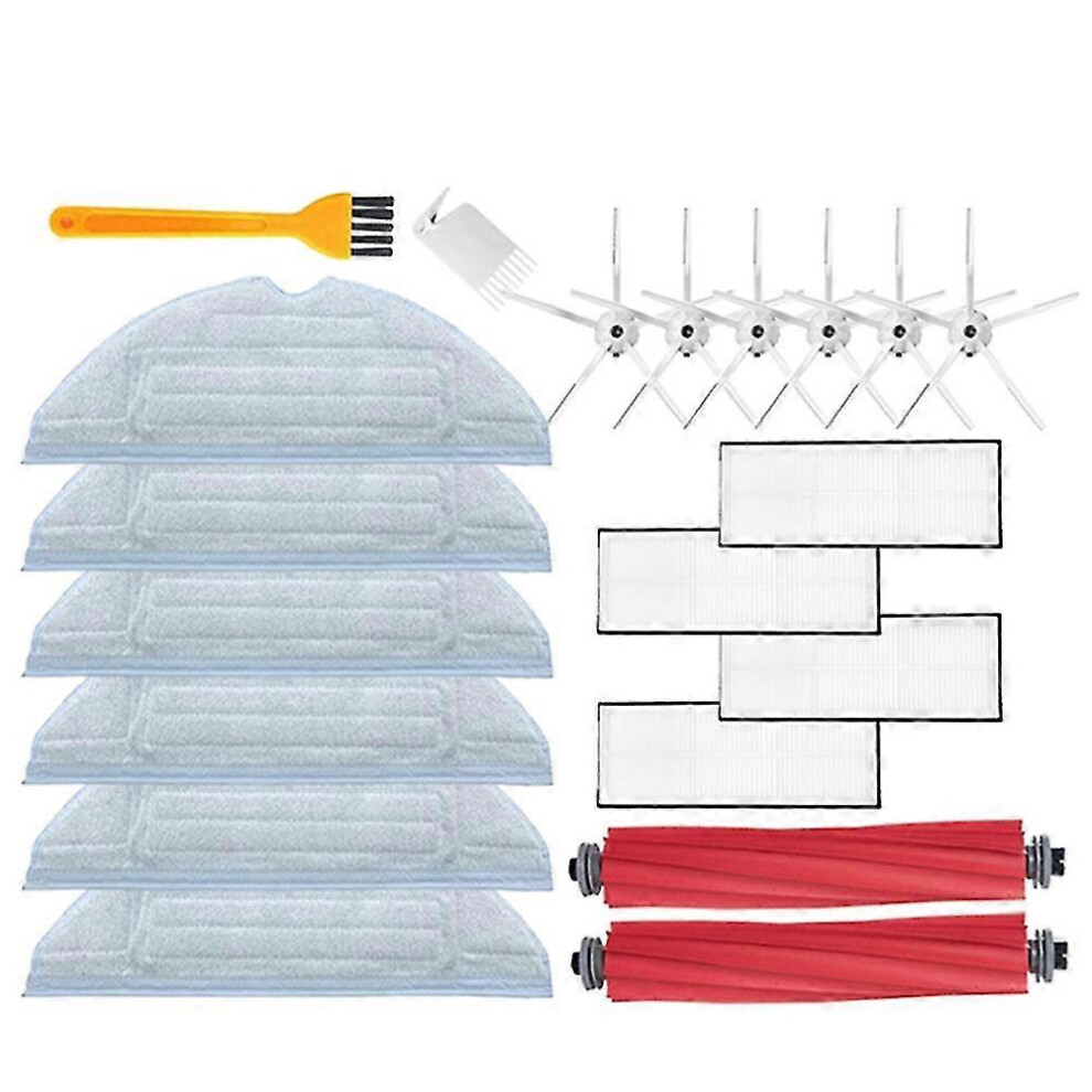 Kikidex (As Show, One Size) Main Brush Side Brush Hepa Filter Mop Cloth For S7 T7s T7s Plus Vacuum Cleaner Accessories Spare Pa
