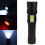 Linterna Glare plateada 18650/26650, 18.7/4.3cm 1