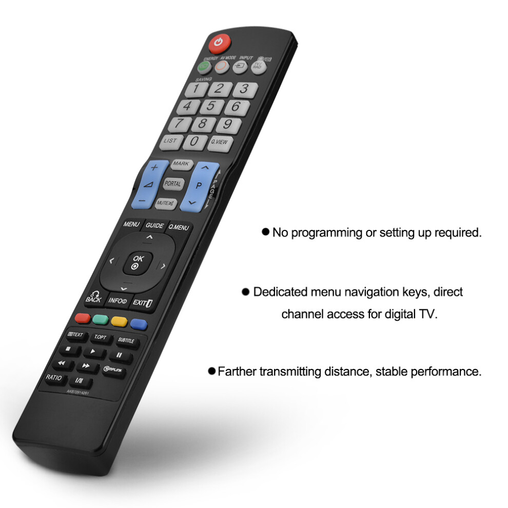 Replacement Smart Tv Remote Akb72914261 For Lg 8M Range Black 4231357651089