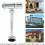 (As show, One size) Chrome Urinal Flush Valve, Button Type, Wall Mount, Auto Shut Off for Toilet. 4