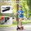 Homcom HOMCOM Foldable Powered Scooter 120W w/ Adjustable Seat and Brake, Red 7