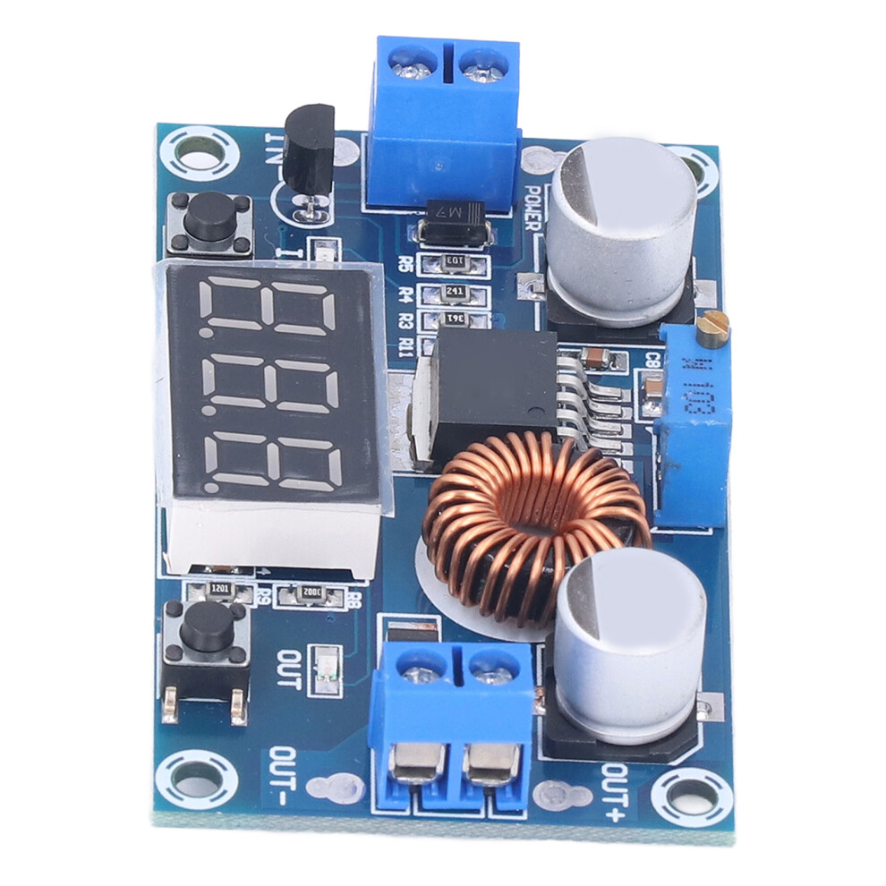 Xl4015 5A 75W Adjustable Voltage Regulator Board With Digital Display 5011357653127
