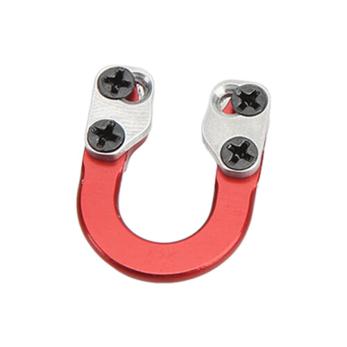 Red Aluminum Alloy D Loop for Compound Bow, 7g Archery Accessory