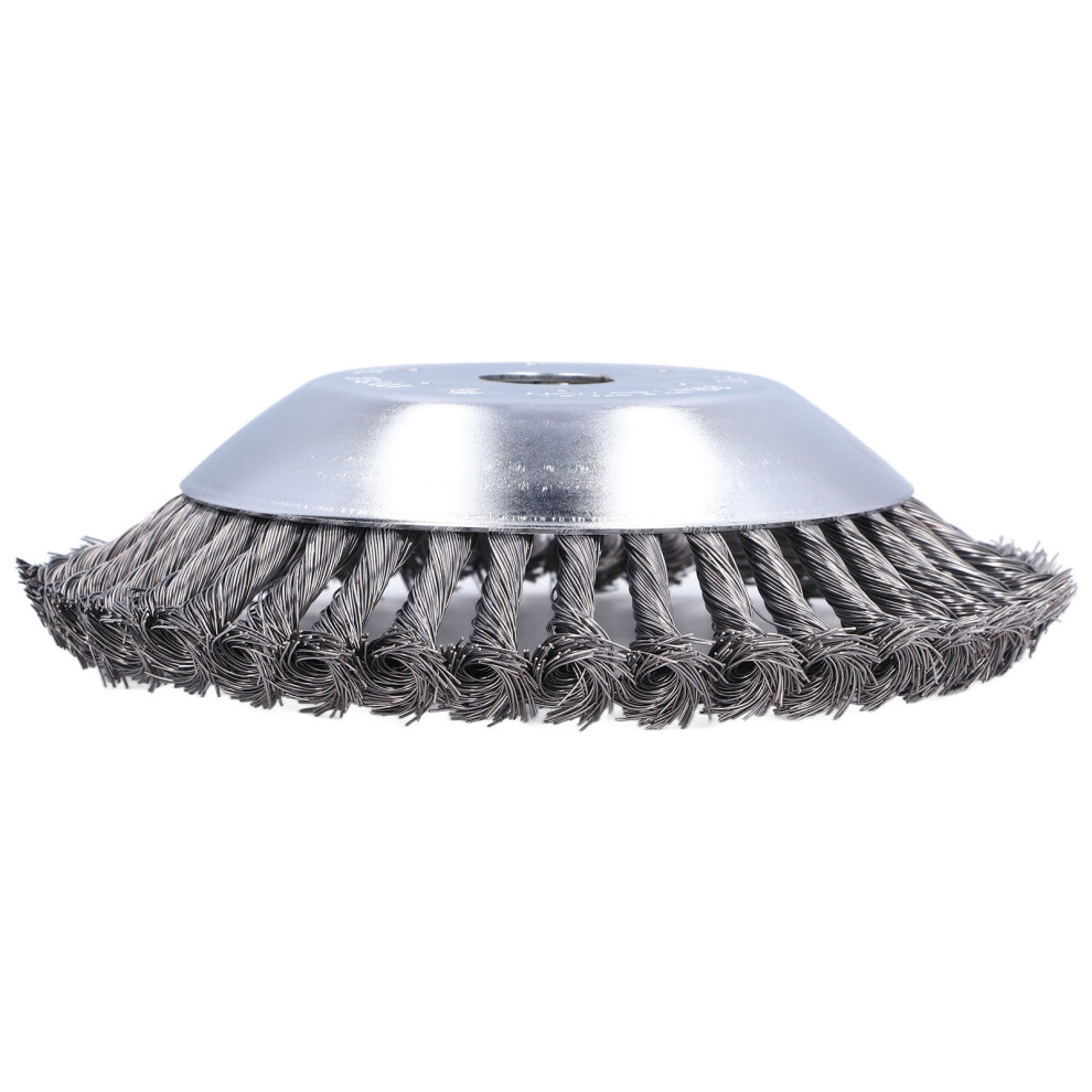 8In Steel Twisted Wire Wheel For Deburring, Polishing & Oxide Removal 4961357653218
