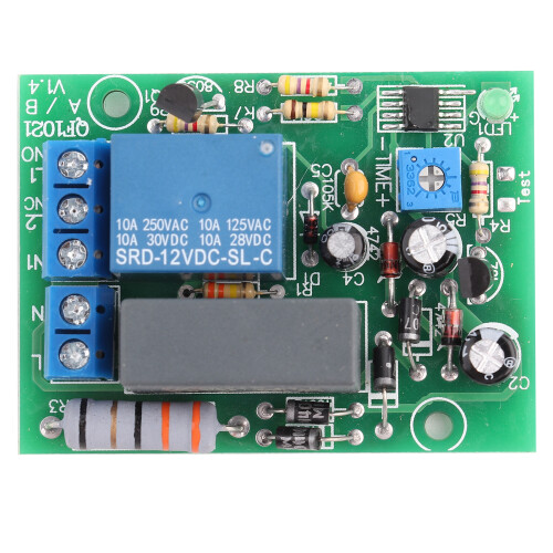 220VAC Adjustable Timer Delay Switch Module 0-10Hr, 10A Capacity 1