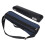 Custodia per flauto a 17 fori, portatile, nero/blu 15