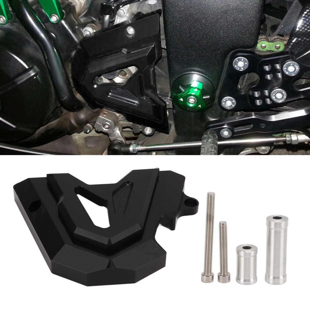 Aluminum Alloy Front Sprocket Cover Guard For Ninja 250/300 2013Â2017 Black 4981357655838