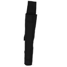 Großer schwarzer Polyester-Pfeilköcher – Verstellbarer Riemen, Größe 49,5 cm