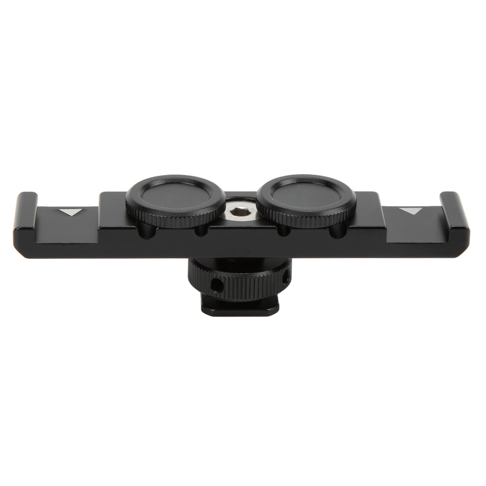 Camera Extension Bar Dual Cold Shoe Mount For Monitor, Microphone, Light 7601357656211