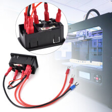 Utype 10A Leistungsschalter-Steckmodul mit Sicherung für 3D-Druckerprojekte