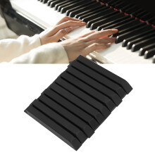 10Pcs Piano Black ABS Keytop Set 10cm Matte Instrument Replacement Kit