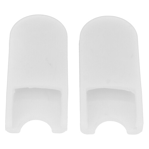 2 pièces coussin de repose-doigts en silicone blanc pour saxophone 1