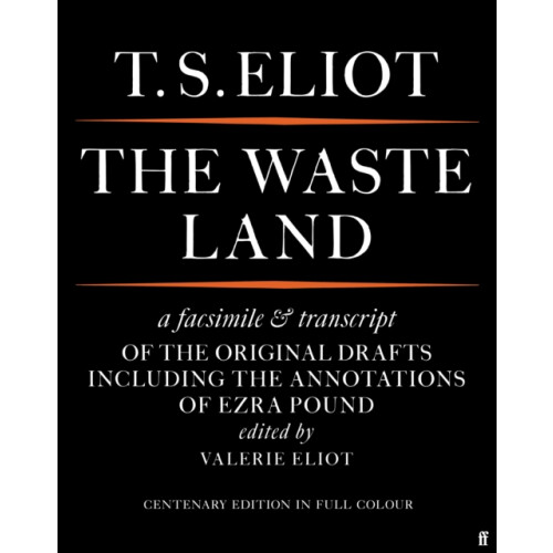 The Waste Land Facsimile by T. S. Eliot Paperback Book