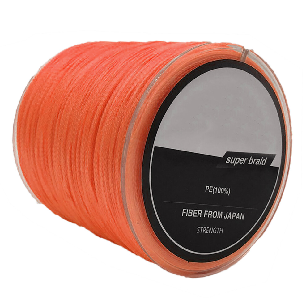300m PE Braided Carp Fishing Line - Orange, 4 Strands, Anti Bite-image-OPC-PMPZKY2-NEW