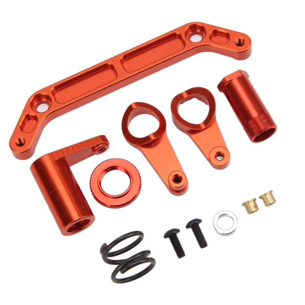 Aluminum Alloy Rc Steering Assembly For 1/10 Truck Red 5061357661554