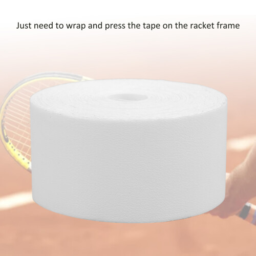 Tennis Racket Tape Protective Head Guard 5m Widened Squash Gear White 2