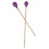 Marimba Mallets Medium Hard Yarn Head with Maple Handle MQ‑06 Purple 4