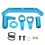 Kit sterzo in alluminio per RC 1/10 blu per camion 13