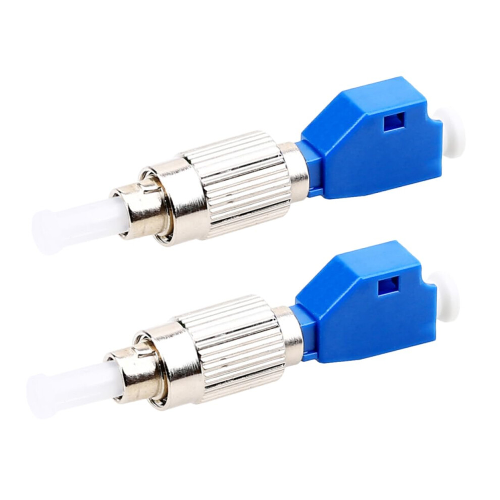 2Pcs Hybrid Adapter Converter Fc Male To Lc Female Fiber Optic Adapters For Optical Networking 2Pc Set Optical Adapters 9354506666064
