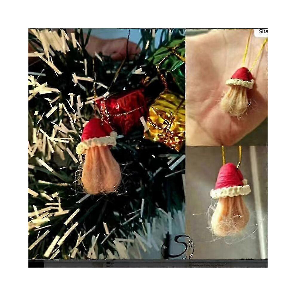 Kikidex (As Show, Silvery) Christmas Ballballs Pendant Creative Xmas Trees Hanging Ornaments Decor