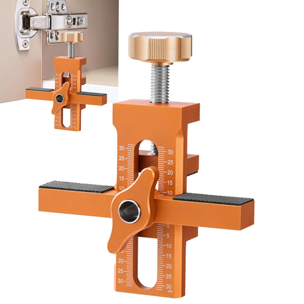Cabinet Door Installation Positioner Aluminum Alloy Door Mount Locator Adjustable Positioning Tool For Woodworking 9354506666514