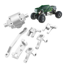 HBX 2098B 1/24 Kit di assi in alluminio argento per auto RC