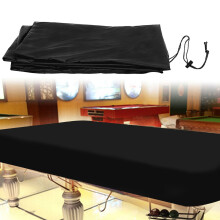 Pool Table Covers Waterproof Tearproof 8ft/9ft Pool Table Cover With Storage Bag Black 112x62x7.9in