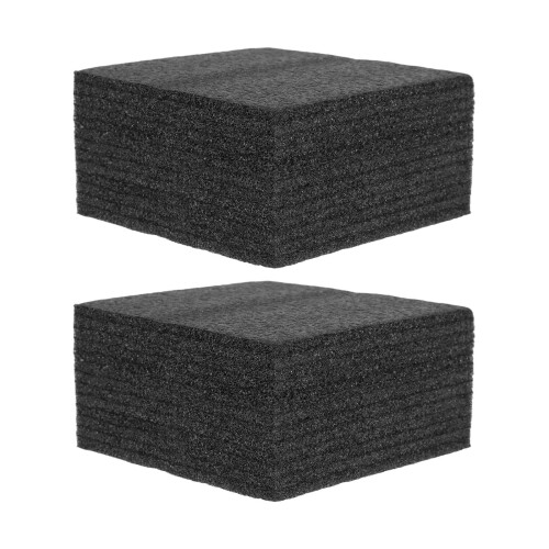 2Pcs High Density Black Foam Sheets for Artificial Flowers Craft Use