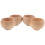 4 Pezzi Cuscinetto Spilli Base Legno Scodella Decorativa Per Cucito 1