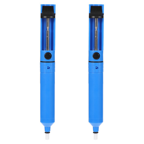 2Pcs Blue Manual Desoldering Pen Lightweight Solder Removal Tool 1