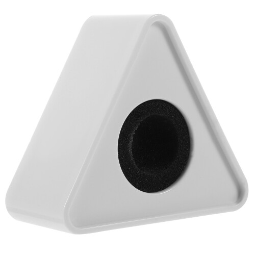 Microphone Station Logo Triangolare in ABS Bianco Per Microfono