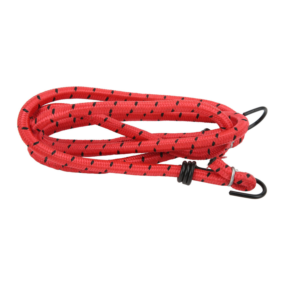 Red Bungee Cords With Durable Hooks: Ideal For Camping & Outdoor Use 7691357665597