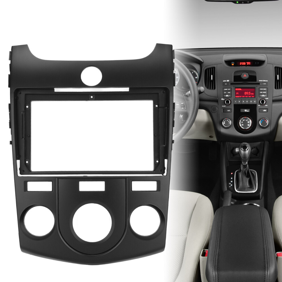 Stylish Abs Dash Kit For Kia Forte Manual Fits 9In Navigation Panel 8171357666446