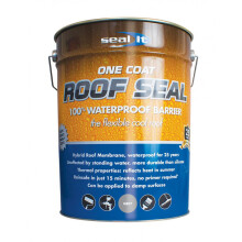 Bond It 20L Seal It One Liquid Membrane Coat Roofing Waterproof Hybrid Roof Barrier Grey 20 Litres