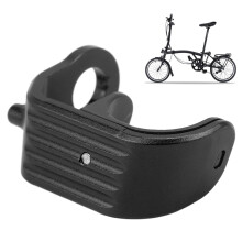 Aluminiumlegierung E-Bügel Vorratsbügel für Brompton Fahrrad Schwarz