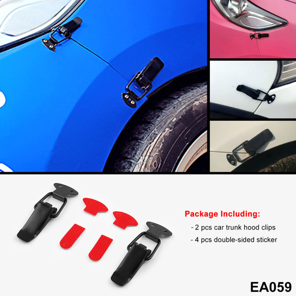 Universal Metal Car Bumper Security Hook Lock Clips For Auto Fixation 3131357672897
